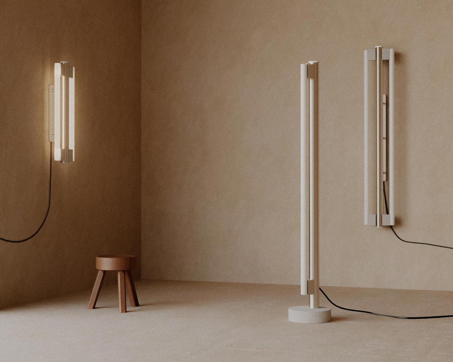 Eiffel Wall Lamp | Stainless Steel | Double 500