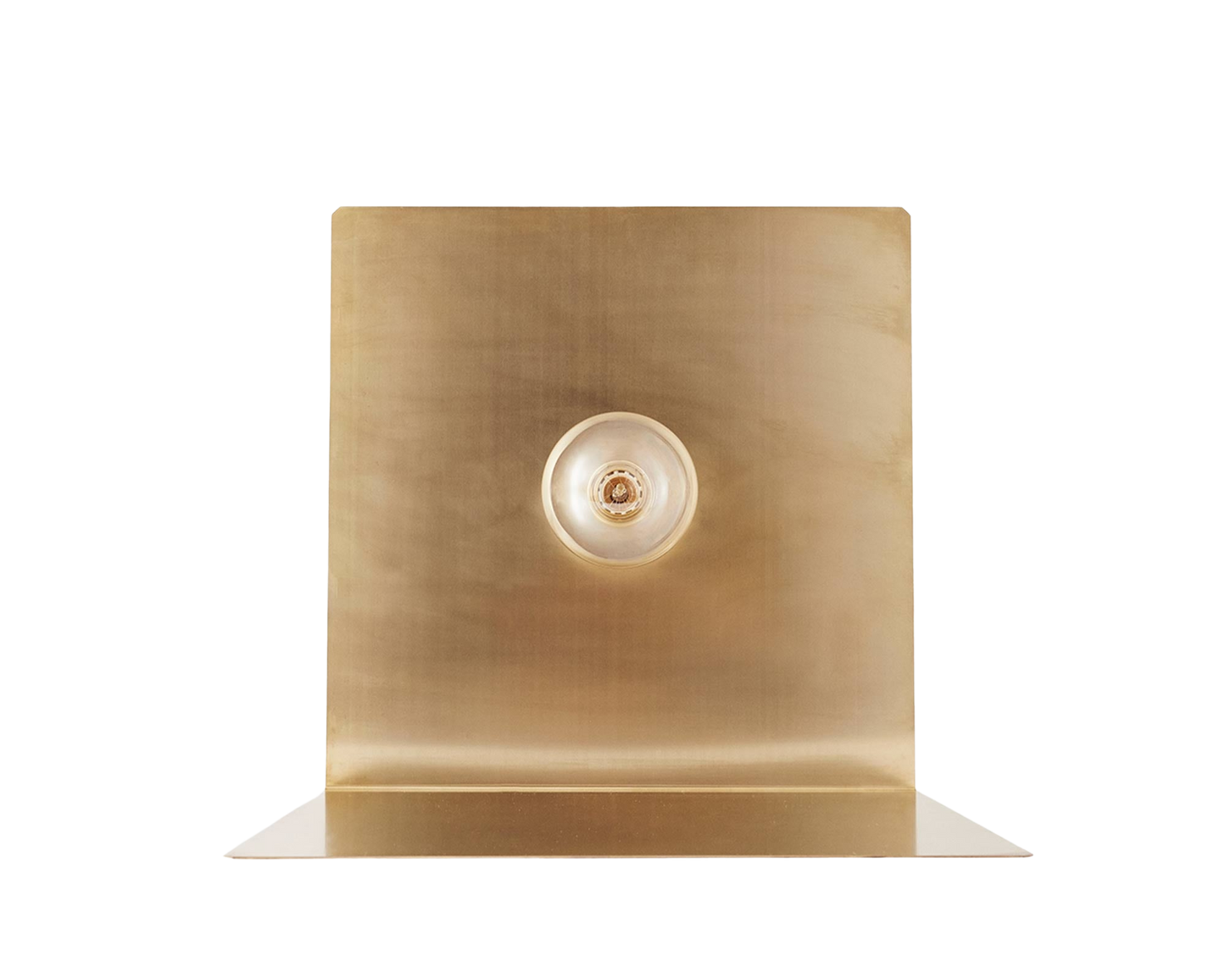 90° Floor Light | Brass