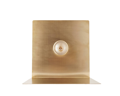 90° Floor Light | Brass