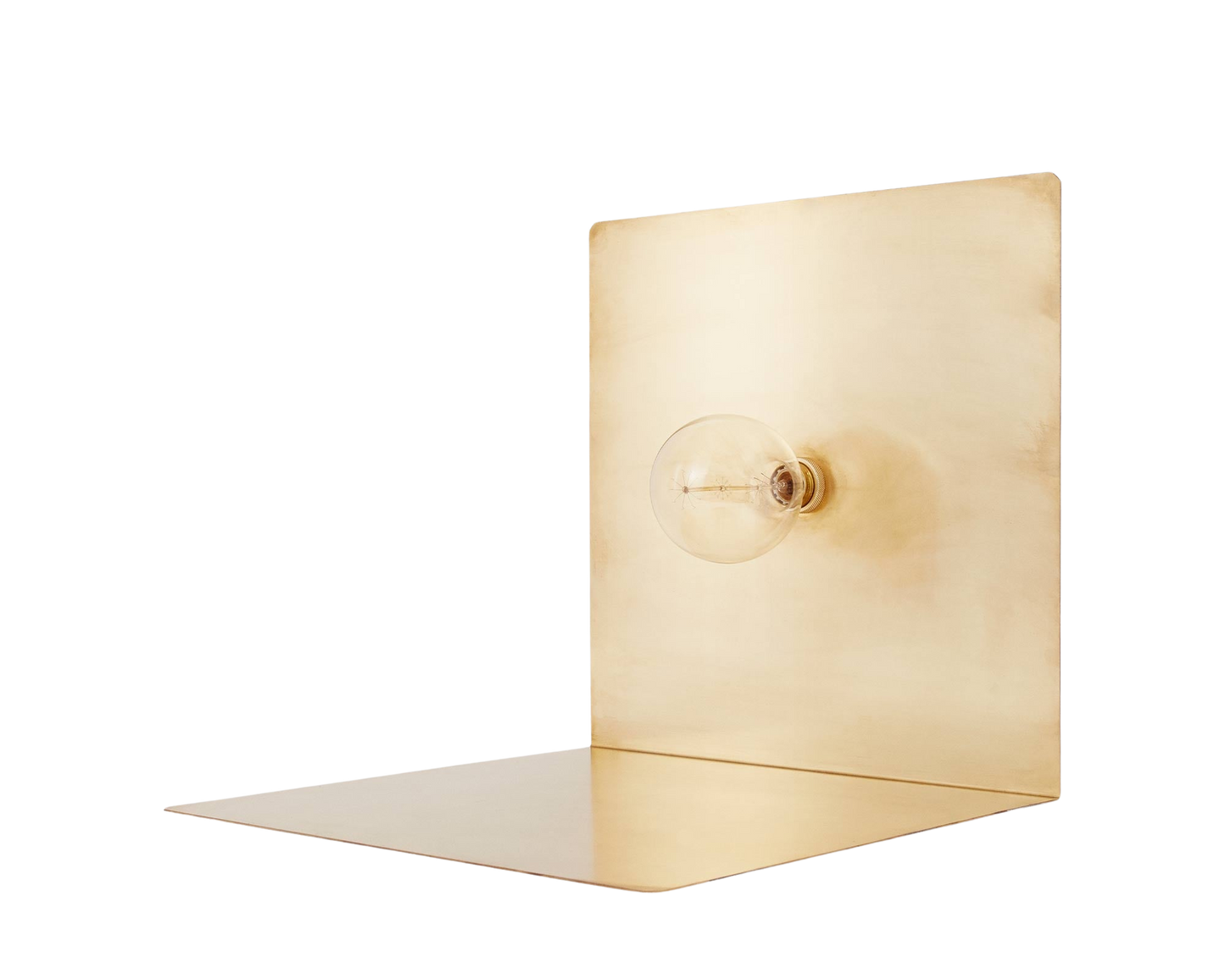 90° Floor Light | Brass