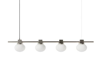 Ovoid Pendant Light | Stainless Steel | Quadruple