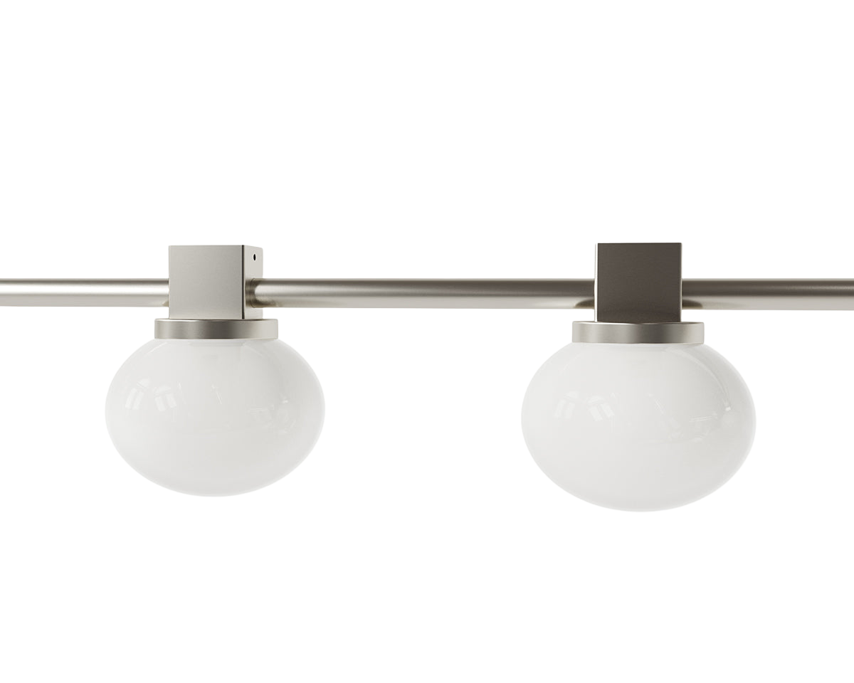 Ovoid Pendant Light | Stainless Steel | Quadruple