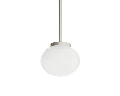 Ovoid Pendant Light | Stainless Steel | Single