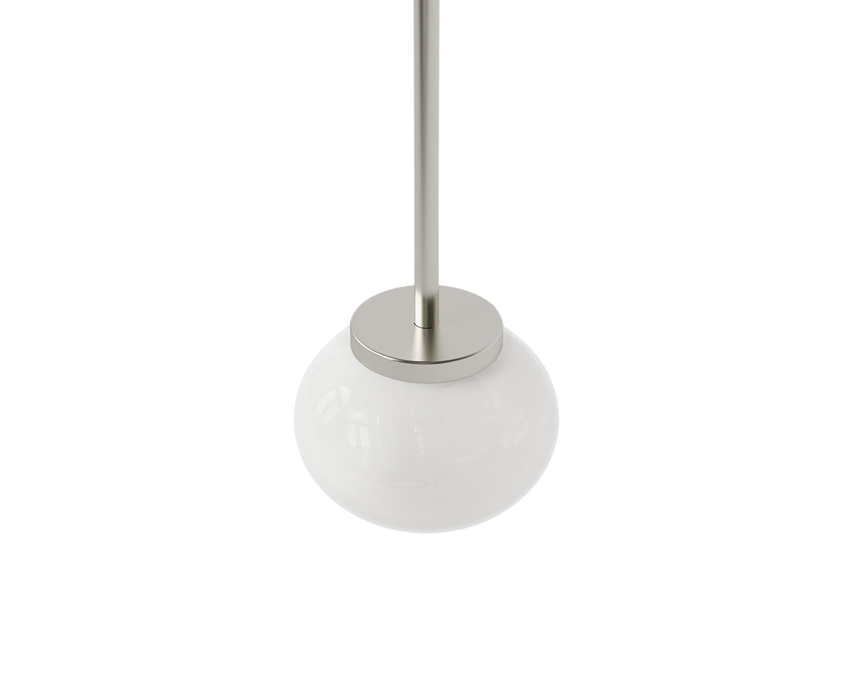 Ovoid Pendant Light | Stainless Steel | Single