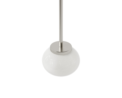 Ovoid Pendant Light | Stainless Steel | Single
