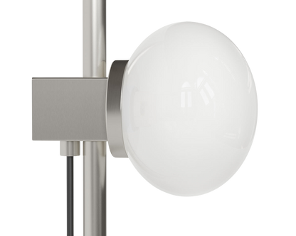 Ovoid Wall Lamp | Stainless Steel | Single