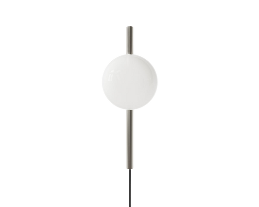 Ovoid Wall Lamp | Stainless Steel | Single