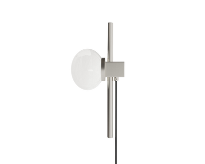 Ovoid Wall Lamp | Stainless Steel | Single