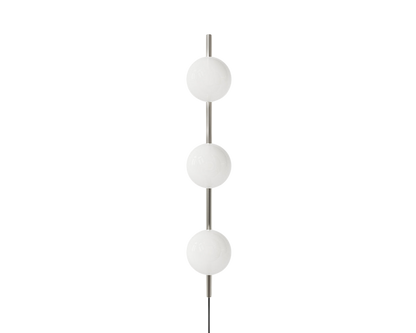 Ovoid Wall Lamp | Stainless Steel | Triple