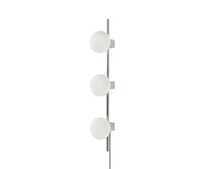 Ovoid Wall Lamp | Stainless Steel | Triple