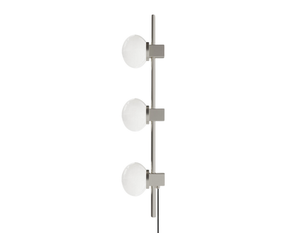 Ovoid Wall Lamp | Stainless Steel | Triple